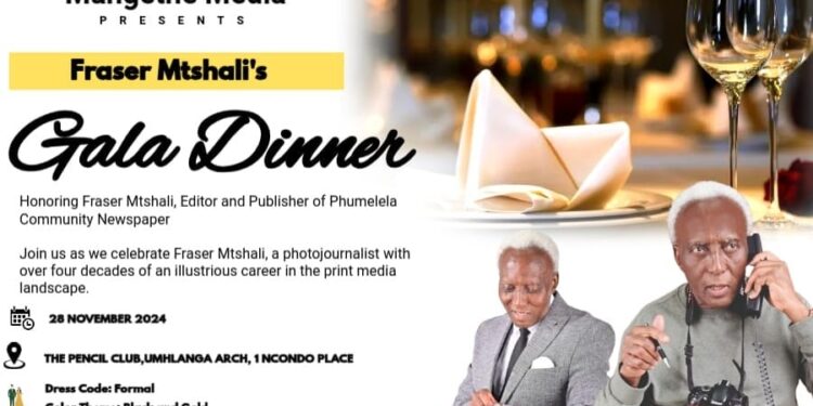 AIP Celebrates Fraser Mtshali at Mangethe Media Gala Dinner
